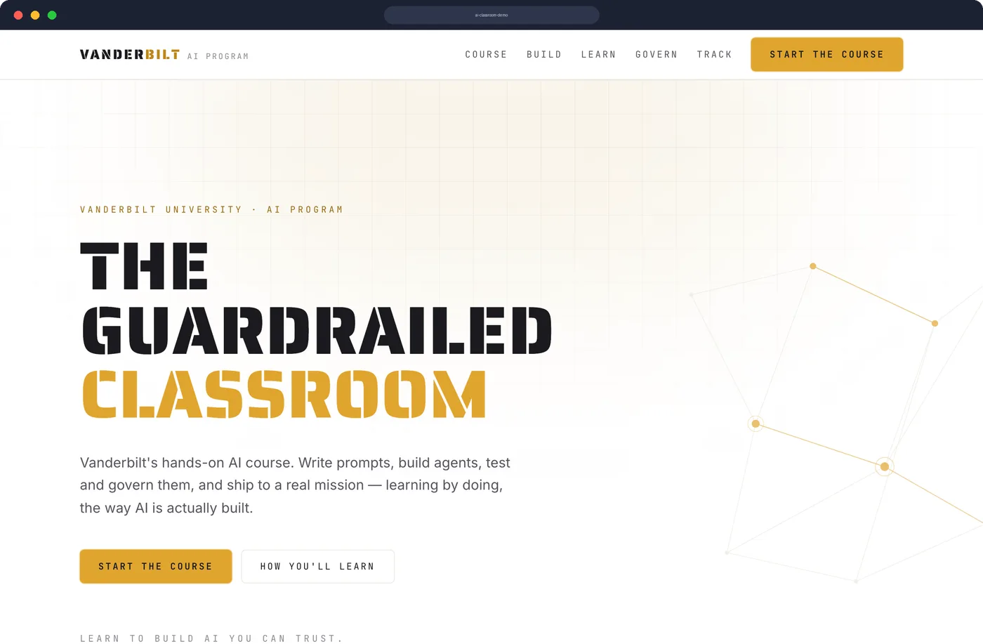The Guardrailed Classroom — interactive AI education course